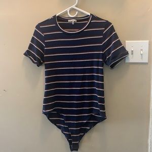 Striped bodysuit. Size XL.